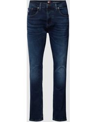 Tommy Hilfiger - Slim Tapered Fit Jeans mit Label-Stitching Modell 'AUSTIN' - Lyst