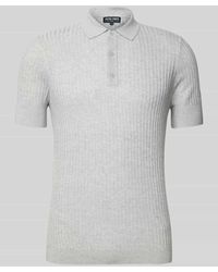 Antony Morato - Slim Fit Poloshirt Mit Strukturmuster - Lyst