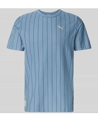 PUMA - Regular Fit T-Shirt mit Logo-Stitching Modell 'Class' - Lyst