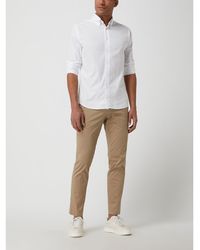 Eton Slim Fit Zakelijk Overhemd Van Oxford - Wit