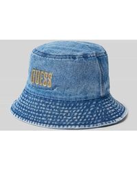 Guess - Hut in Denim-Optik mit Label-Applikation - Lyst