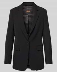 BOSS - Regular Fit Blazer Met Reverskraag, Model 'Jabla' - Lyst