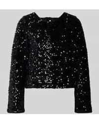 ONLY - Regular Fit Shirt Met Lange Mouwen Met Pailletten, Model 'Confidence' - Lyst