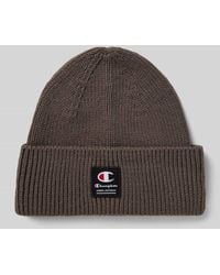 Champion - Mütze in Strick-Optik Modell 'Rib' - Lyst
