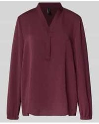 Marc Cain - Regular Fit Blouse Met V-Hals - Lyst