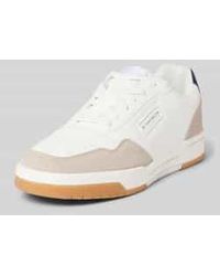 Tom Tailor - Lage Sneakers Van Hoogwaardig Imitatieleer Met Kleurblokken - Lyst