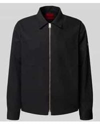 HUGO - Regular Fit Jack Met Opstaande Kraag, Model 'Evalom' - Lyst