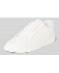 PS Poelman - Sneakers Van Echt Leer Met Logodetail Model 'Cupsole' - Lyst