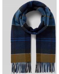 Barbour - Schal aus Lammwolle mit Fransenabschluss - Lyst