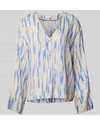 SELECTED - Regular Fit Bluse aus Viskose mit V-Ausschnitt Modell 'BAELA' - Lyst