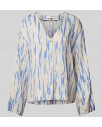 SELECTED - Regular Fit Bluse aus Viskose mit V-Ausschnitt Modell 'BAELA' - Lyst