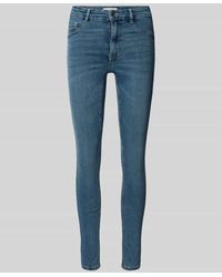 Gina Tricot - High Waist Jeans in unifarbenem Design Modell 'Molly' - Lyst