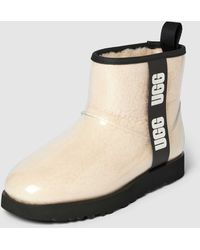 UGG - Boots mit Label-Details Modell 'CLASSIC CLEAR MINI' - Lyst