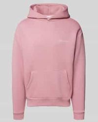 Review - Hoodie Met Labelprint - Lyst