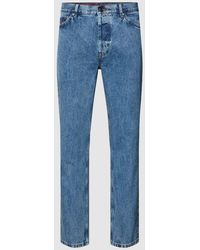 HUGO - Straight Leg Jeans mit Stitching-Detail Modell ' 634' - Lyst