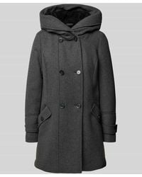 S.oliver - Regular Fit Wollmantel Mit Woll-Anteil Und Teddy-Futter - Lyst
