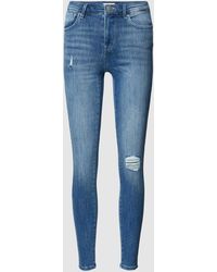 ONLY - Skinny Fit Jeans im Destroyed-Look Modell 'POWER' - Lyst