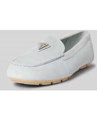 Guess - Loafers aus Leder mit Label-Patch Modell 'LILAN' - Lyst