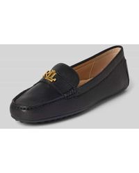 Ralph Lauren - Loafer mit Logo-Applikation Modell 'BARNSBURY' - Lyst