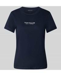 Tom Tailor - Regular Fit T-Shirt Aus Reiner Bio-Baumwolle - Lyst