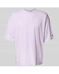 Champion - Relaxed Fit T-Shirt Met Labelstitching - Lyst