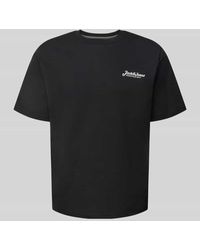 Jack & Jones - T-Shirt mit Label-Print Modell 'BEAU' - Lyst