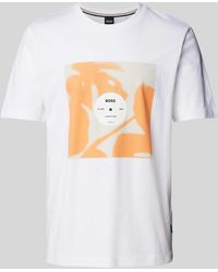 BOSS - T-shirt Van Puur Katoen - Lyst