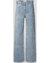 IRO - Relaxed Fit Jeans mit Strukturmuster - Lyst