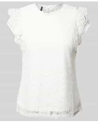 Pieces - Blouseshirt Met Kant - Lyst