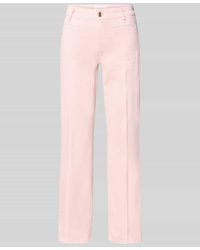 Cambio - Cropped Jeans mit Bügelfalten und Eingrifftaschen - Lyst