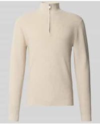 Matíníque - Gebreide Pullover Met Opstaande Kraag - Lyst