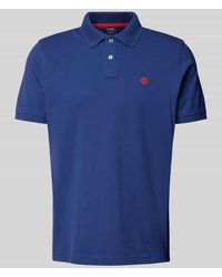 Mcneal - Regular Fit Poloshirt mit Label-Stitching - Lyst