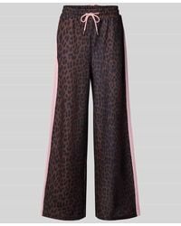 Oh April - Hose mit Galonstreifen und elastischem Bund Modell 'Kael' - Lyst