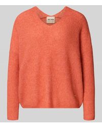 Mos Mosh - Oversized Strickpullover mit gerippten Abschlüssen Modell 'THORA' - Lyst