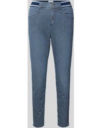 ANGELS - Slim Fit Jeans mit Streifenmuster Modell 'Ornella sporty' - Lyst