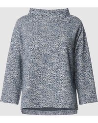 Opus - Sweatshirt mit drapiertem Stehkragen Modell 'Guponna' - Lyst
