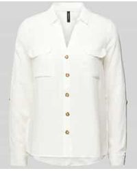 Vero Moda - Overhemdblouse Met Opgestikte Paspelzakken Op De Borst, Model 'Bumpy' - Lyst