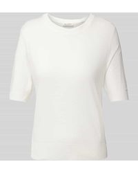 Marc O' Polo - Regular Fit T-Shirt aus Lyocell-Baumwoll-Mix in Feinstrick-Optik - Lyst