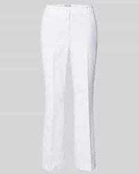 Seductive - Flared Cut Broek Met Persplooien - Lyst