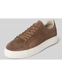 SELECTED - Low Top Sneaker aus echtem Rindsnubuk Modell 'DAVID' - Lyst