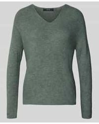 Vero Moda - Regular Fit Gebreide Pullover Met V-Hals, Model 'Crewlefile' - Lyst