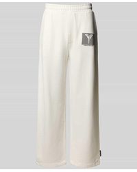 carlo colucci - Wide Fit Sweatpants mit Logo-Print - Lyst