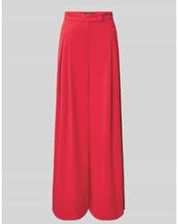 Marc Cain - Wide Fit Stoffen Broek Met Platte Plooien - Lyst