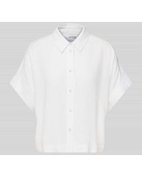 SELECTED - Relaxed Fit Bluse aus Viskose-Leinen-Mix Modell 'VIVA' - Lyst