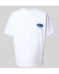 Another Cotton Lab - Oversized T-Shirt Met Labelprint, Model 'Summer - Lyst