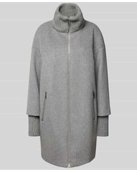 White Label - Mantel mit Zweiwege-Reißverschluss - Lyst