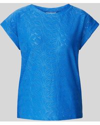 Freequent - T-shirt Met Broderie Anglaise - Lyst