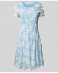 Apricot - Knie-Lange Jurk Met Ronde Hals - Lyst