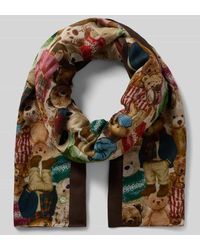 Codello - Schal aus reiner Viskose mit Allover-Motiv-Print - Lyst