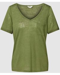 Object - T-Shirt mit Brusttasche Modell 'TESSI' - Lyst